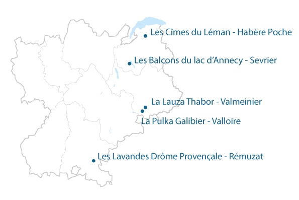 Neaclub 5 destinations en Rhône-Alpes